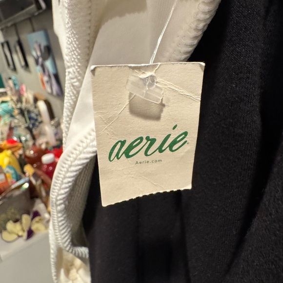 White Ribbed High-Waisted Bikini - Picture 2 of 5